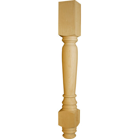 OSBORNE WOOD PRODUCTS 40 1/2 x 5 Extended Massive Concord Island Leg in Alder 1573A